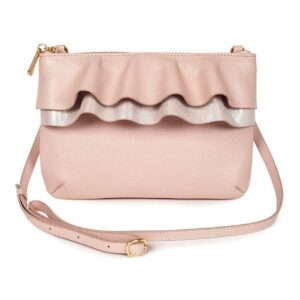 Leather Cross body Bag, Beige Leather Shoulder Bag, Women's Leather Crossbody Bag, Leather bag KF-2901