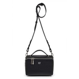 Leather Cross body Bag, Black Leather Shoulder Bag, Women's Leather Crossbody Bag, Leather bag KF-3070