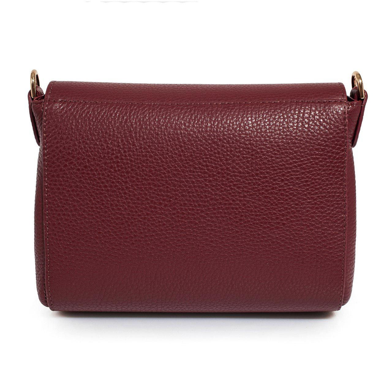 Leather Crossbody Bag, Marsala Leather Shoulder Bag, Women's Leather Cross body Bag, Leather bag KF-3071 - Image 4