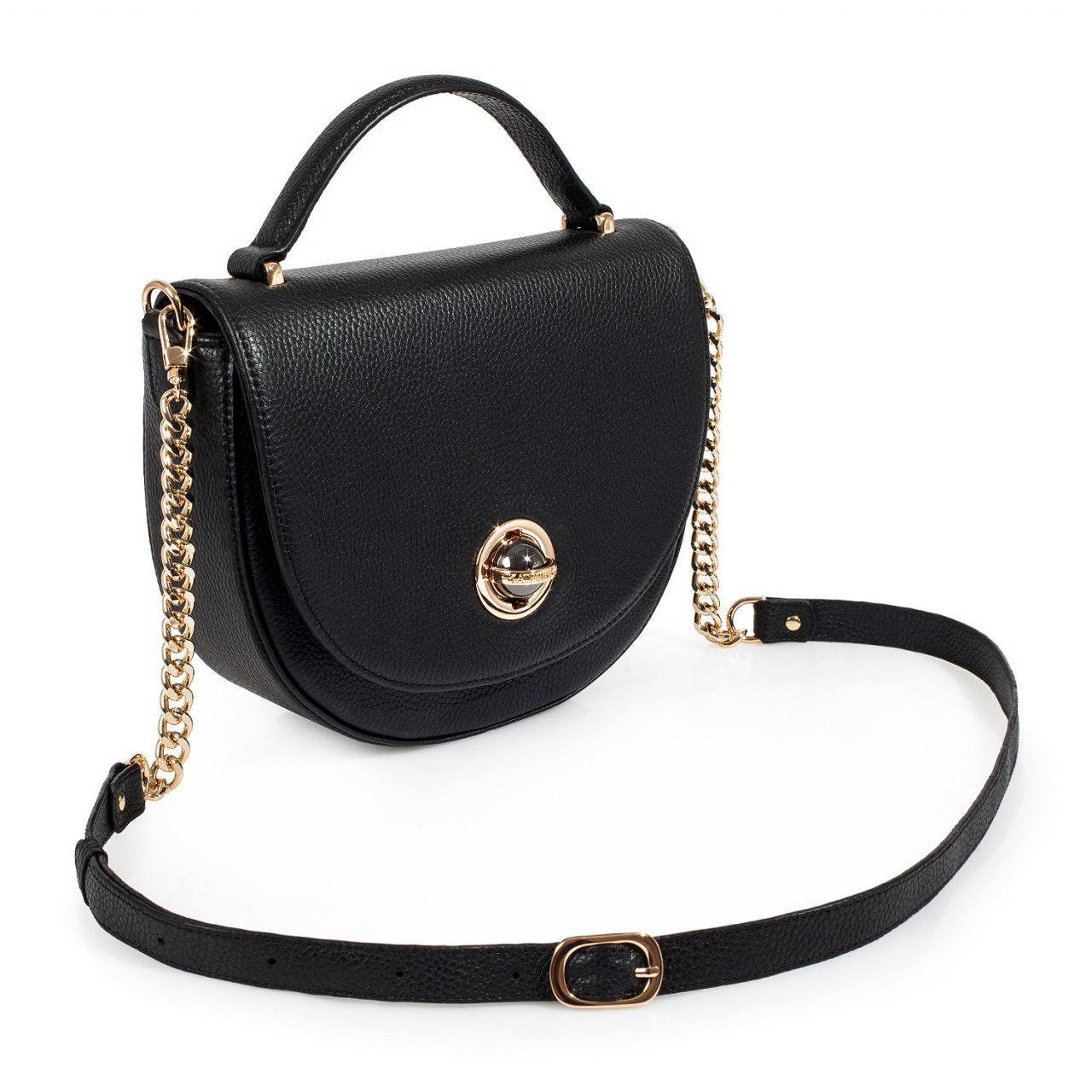 Leather Cross body Bag, Black Leather Shoulder Bag, Women's Leather Crossbody Bag, Leather bag KF-2583 - Image 2