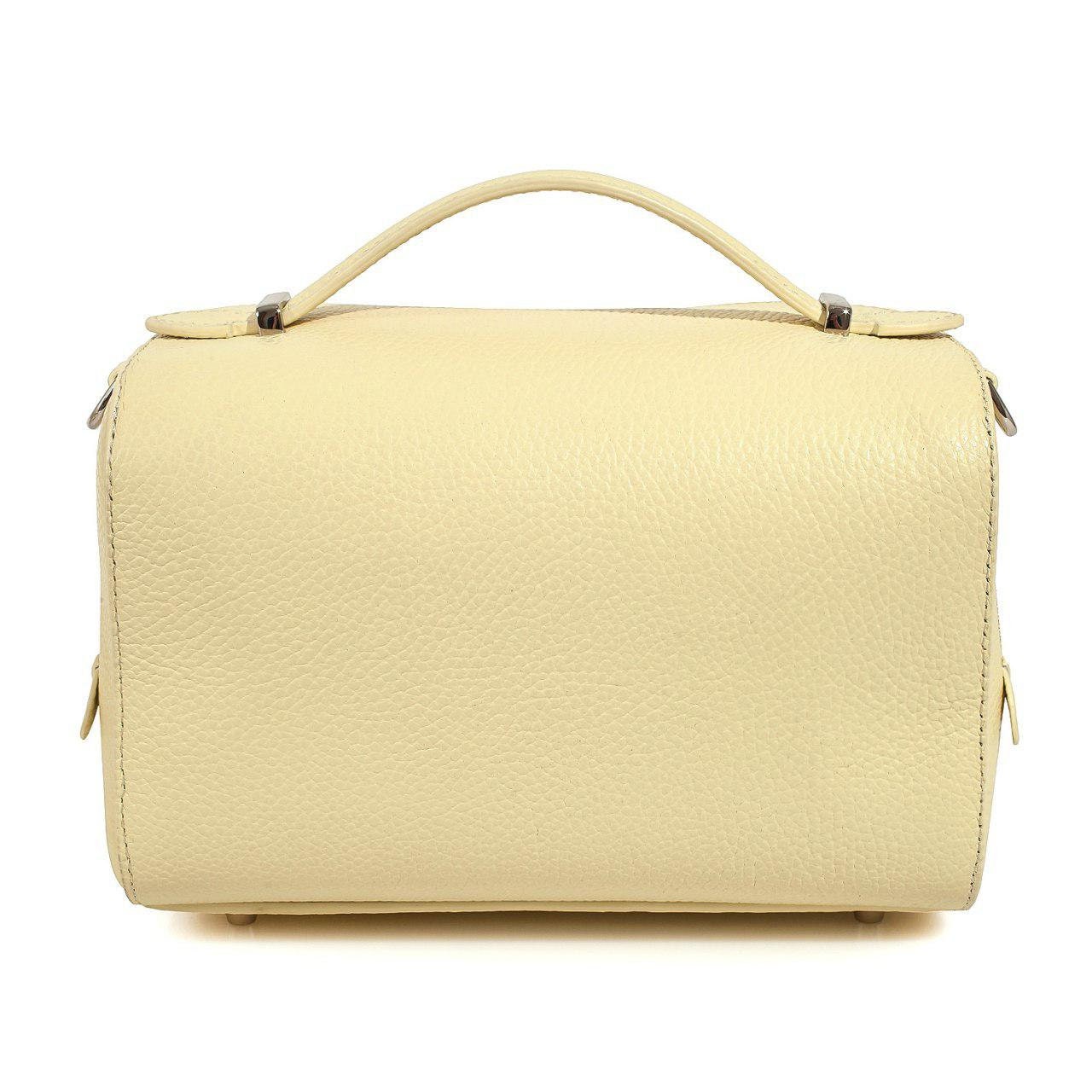 Leather Cross body Bag, Yellow Leather Shoulder Bag, Women's Leather Crossbody Bag, Leather bag KF-3041 - Image 4