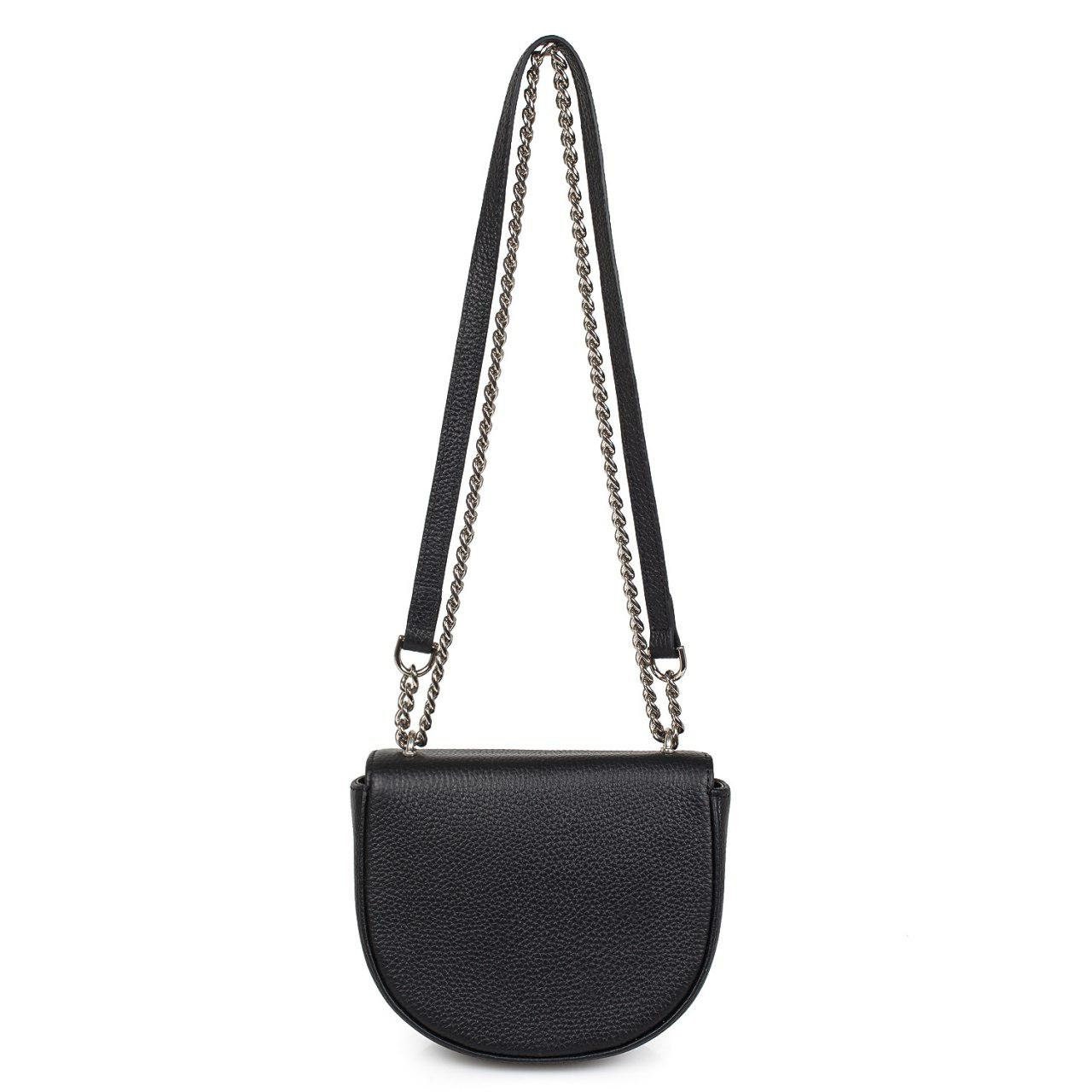 Leather Cross body Bag, Black Leather Shoulder Bag, Women's Leather Crossbody Bag, Leather bag KF-2951 - Image 4