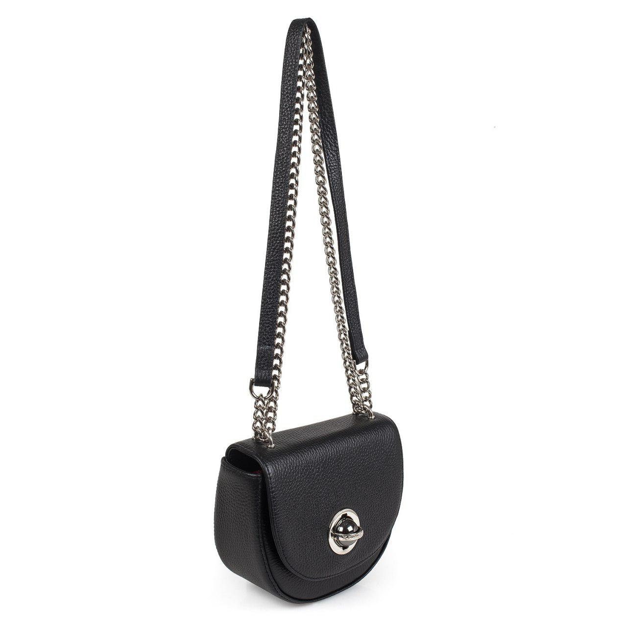 Leather Cross body Bag, Black Leather Shoulder Bag, Women's Leather Crossbody Bag, Leather bag KF-2951 - Image 3