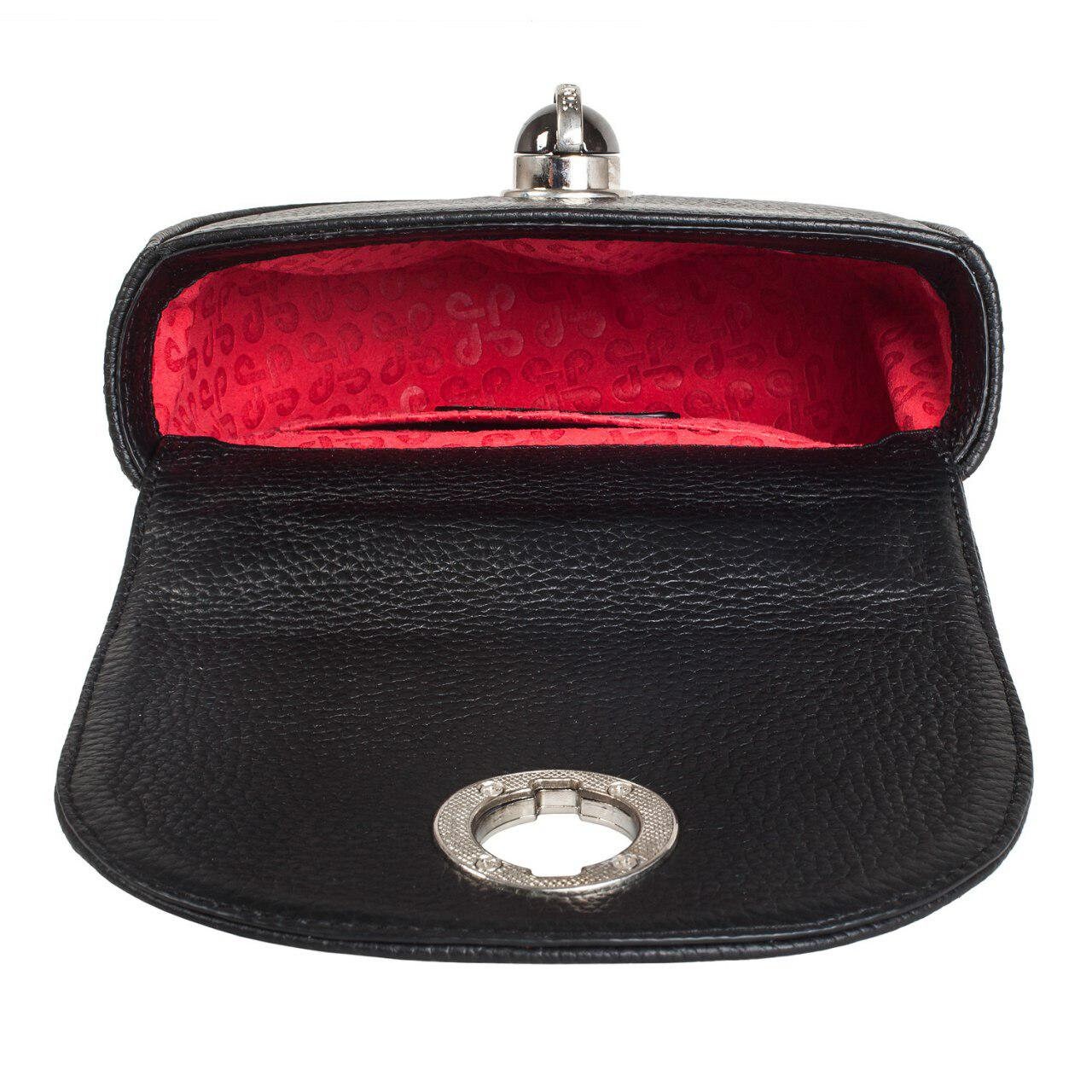 Leather Cross body Bag, Black Leather Shoulder Bag, Women's Leather Crossbody Bag, Leather bag KF-2951 - Image 5