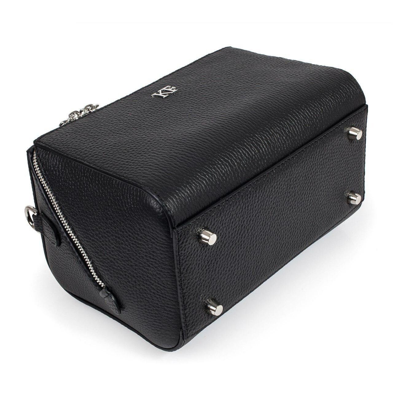 Leather Cross body Bag, Black Leather Shoulder Bag, Women's Leather Crossbody Bag, Leather bag KF-3070 - Image 5