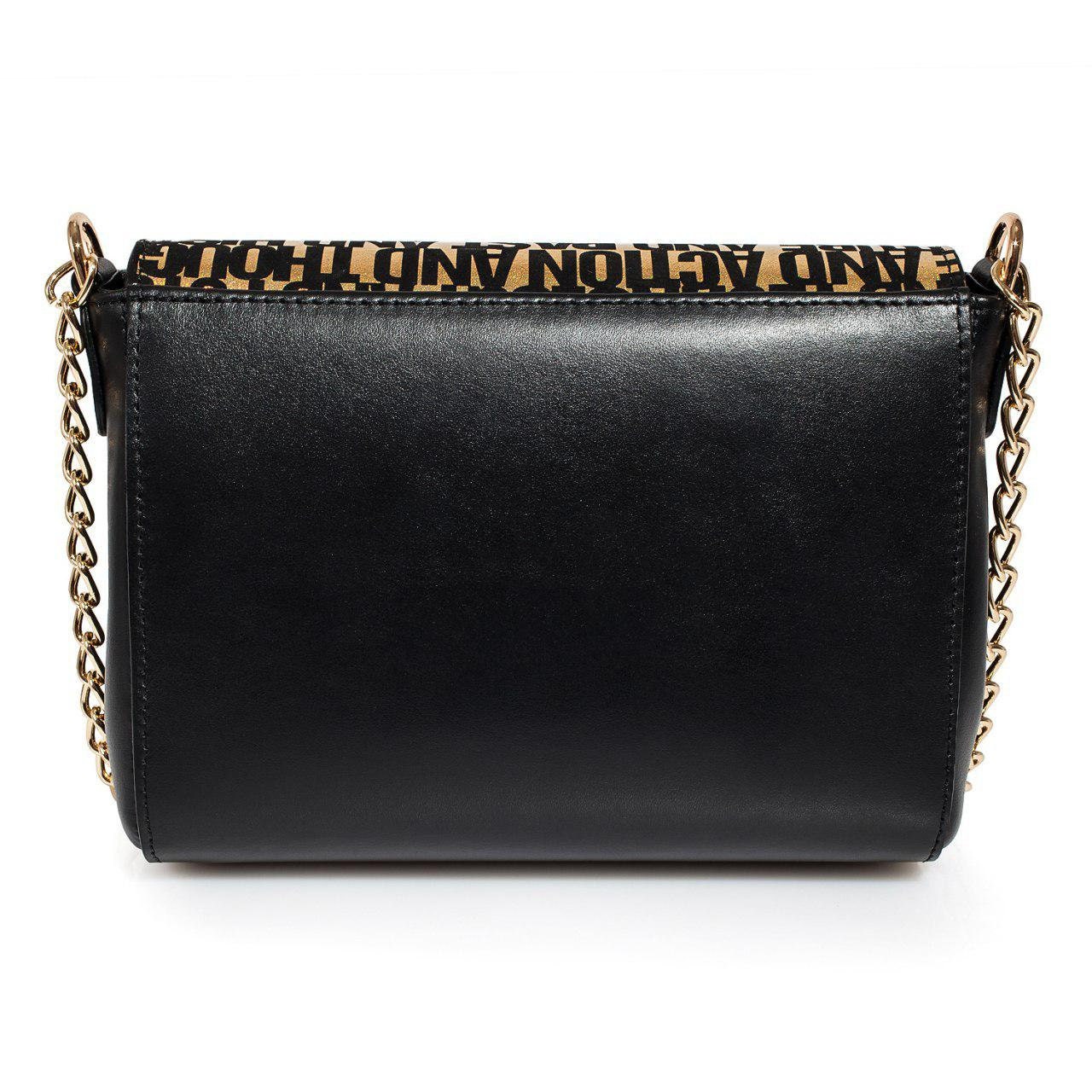 Leather Cross body Bag, Black Leather Shoulder Bag, Women's Leather Crossbody Bag, Leather bag KF-3120 - Image 4