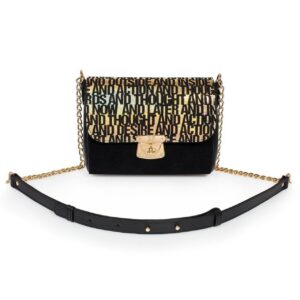 Leather Cross body Bag, Black Leather Shoulder Bag, Women's Leather Crossbody Bag, Leather bag KF-3120