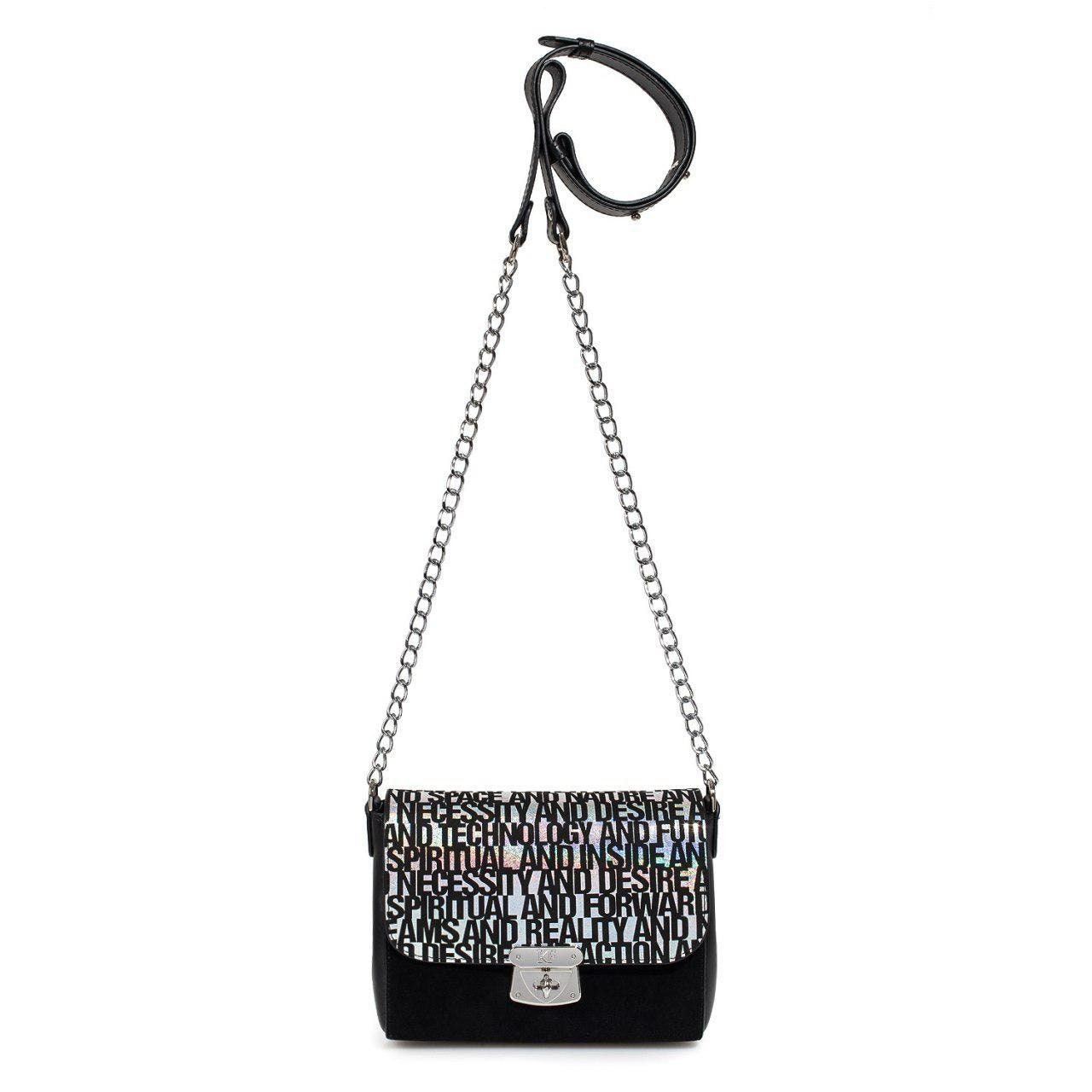 Leather Cross body Bag, Black Leather Shoulder Bag, Women's Leather Crossbody Bag, Leather bag KF-3119 - Image 3