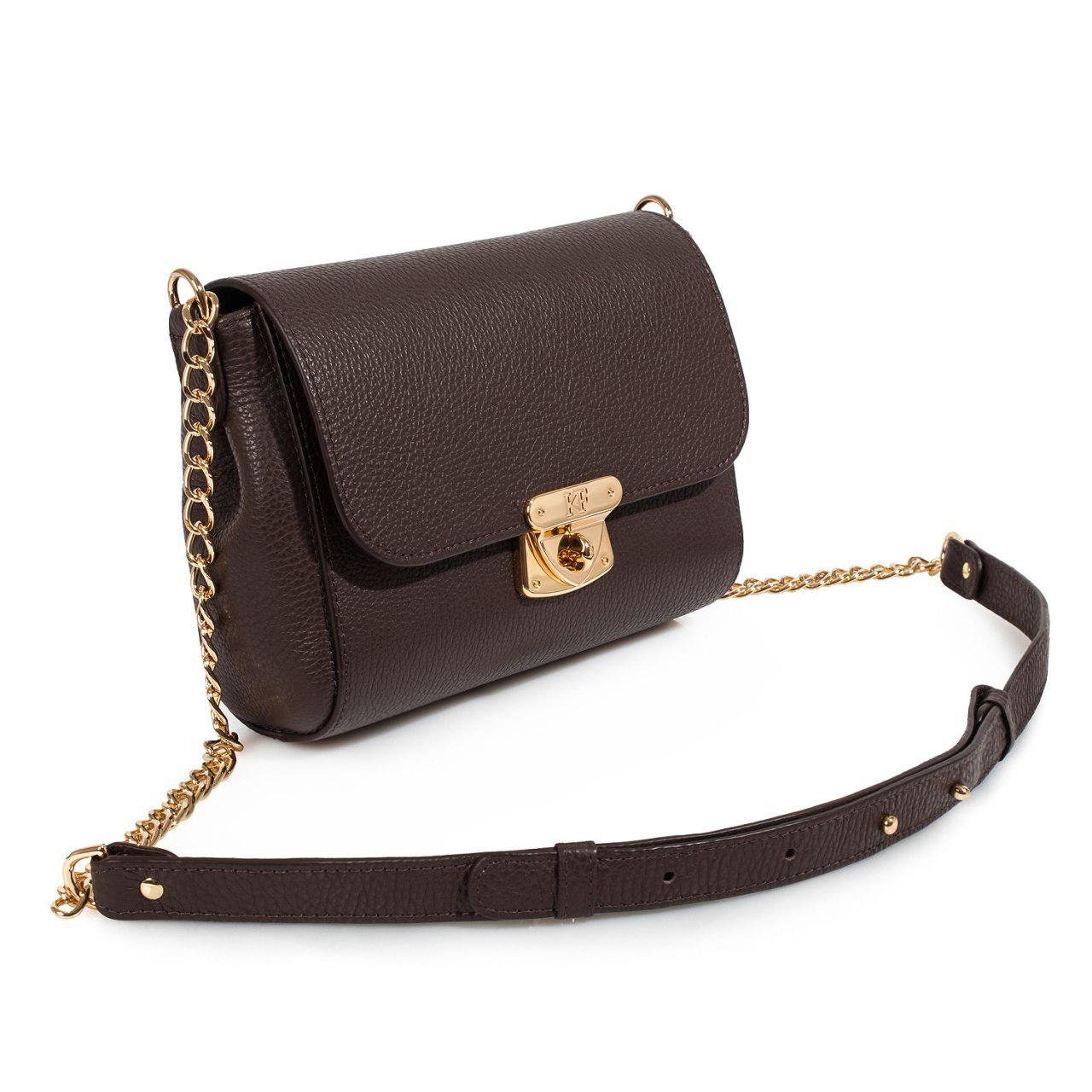 Leather Cross body Bag, Dark brown Leather Shoulder Bag, Women's Leather Crossbody Bag, Leather bag KF-1886 - Image 2