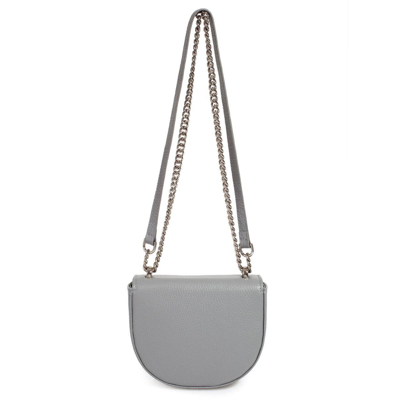 Leather Cross body Bag, Gray Leather Shoulder Bag, Women's Leather Crossbody Bag, Leather bag KF-3196 - Image 4