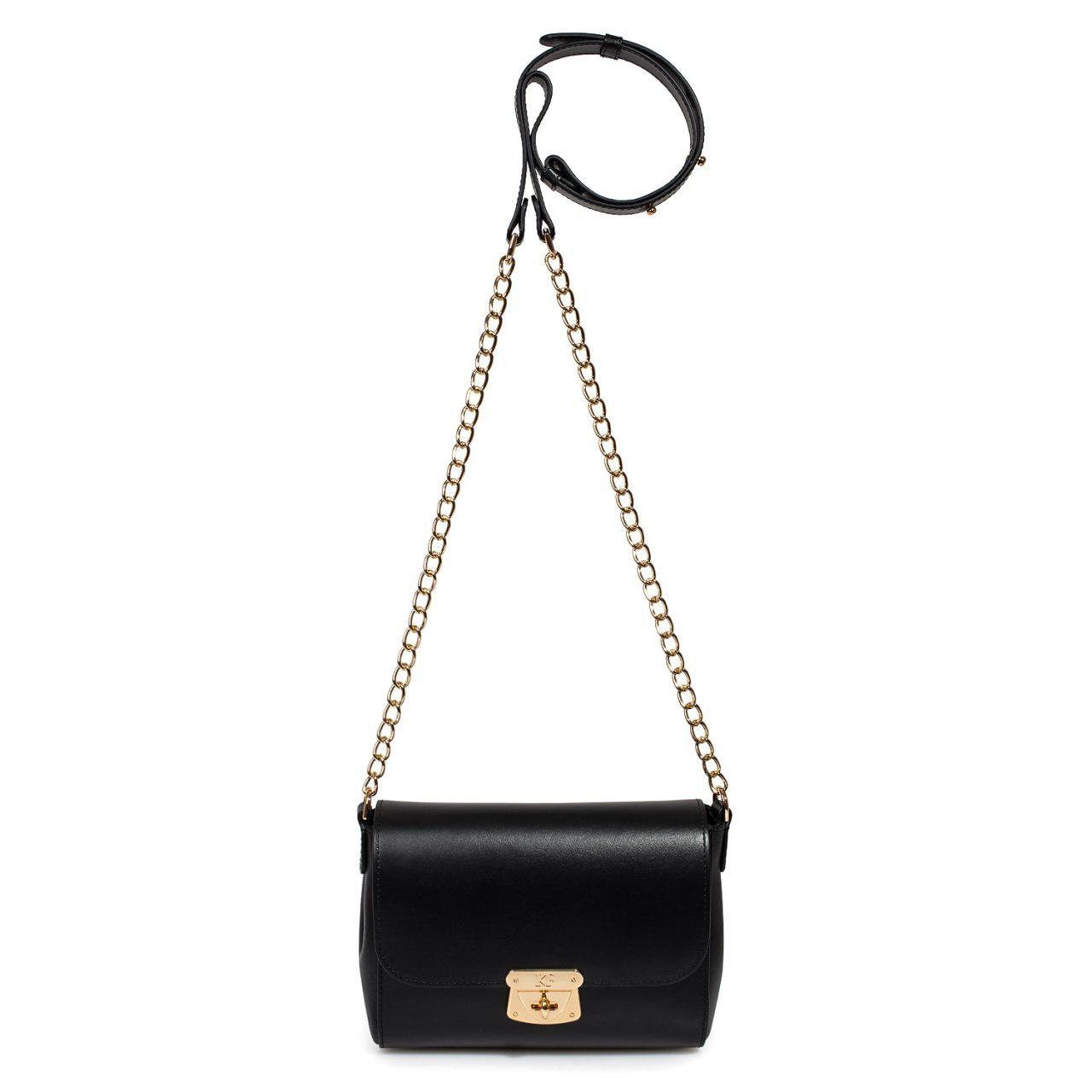 Leather Cross body Bag, Black Leather Shoulder Bag, Women's Leather Crossbody Bag, Leather bag KF-925 - Image 3