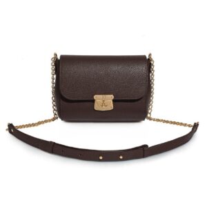 Leather Cross body Bag, Dark brown Leather Shoulder Bag, Women's Leather Crossbody Bag, Leather bag KF-1886