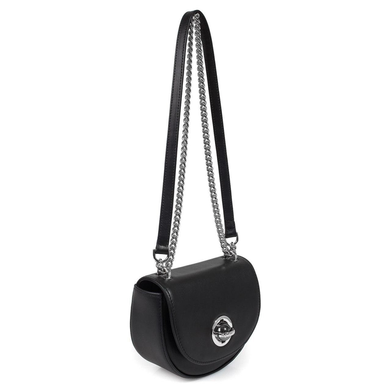 Leather Cross body Bag, Black Leather Shoulder Bag, Women's Leather Crossbody Bag, Leather bag KF-3258 - Image 3
