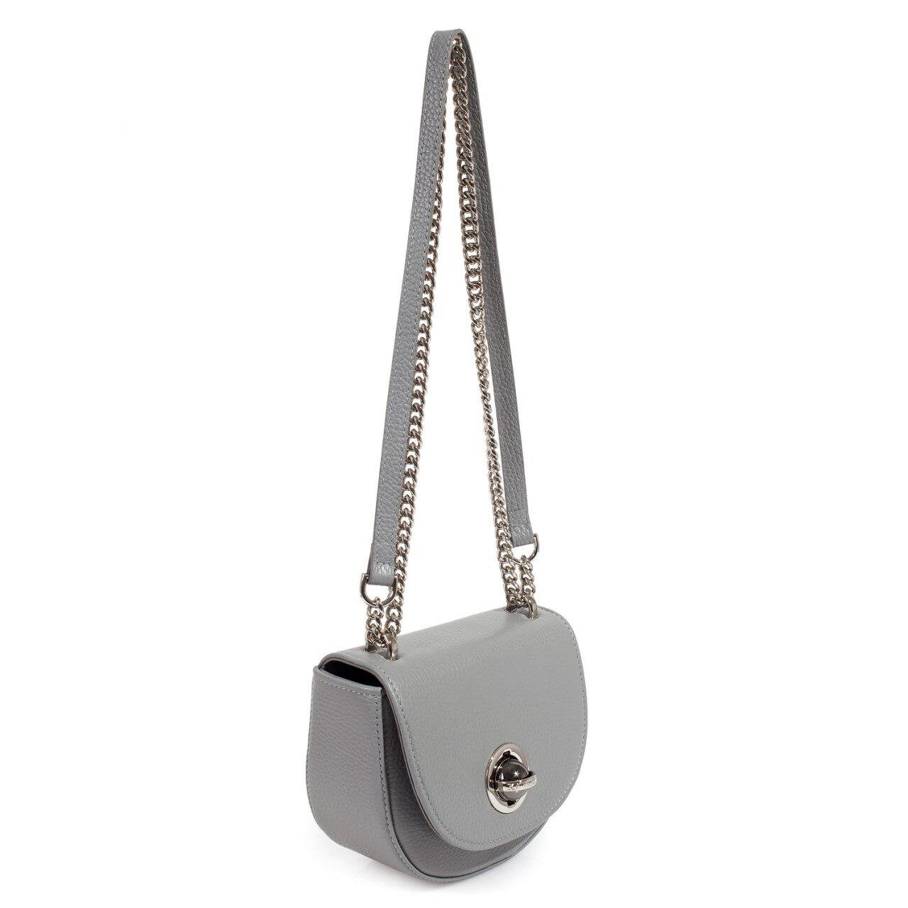 Leather Cross body Bag, Gray Leather Shoulder Bag, Women's Leather Crossbody Bag, Leather bag KF-3196 - Image 3