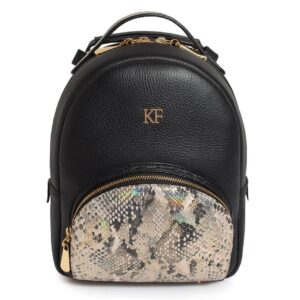 Leather Backpack, Leather Backpack Women, Black Leather Backpack KF-3272