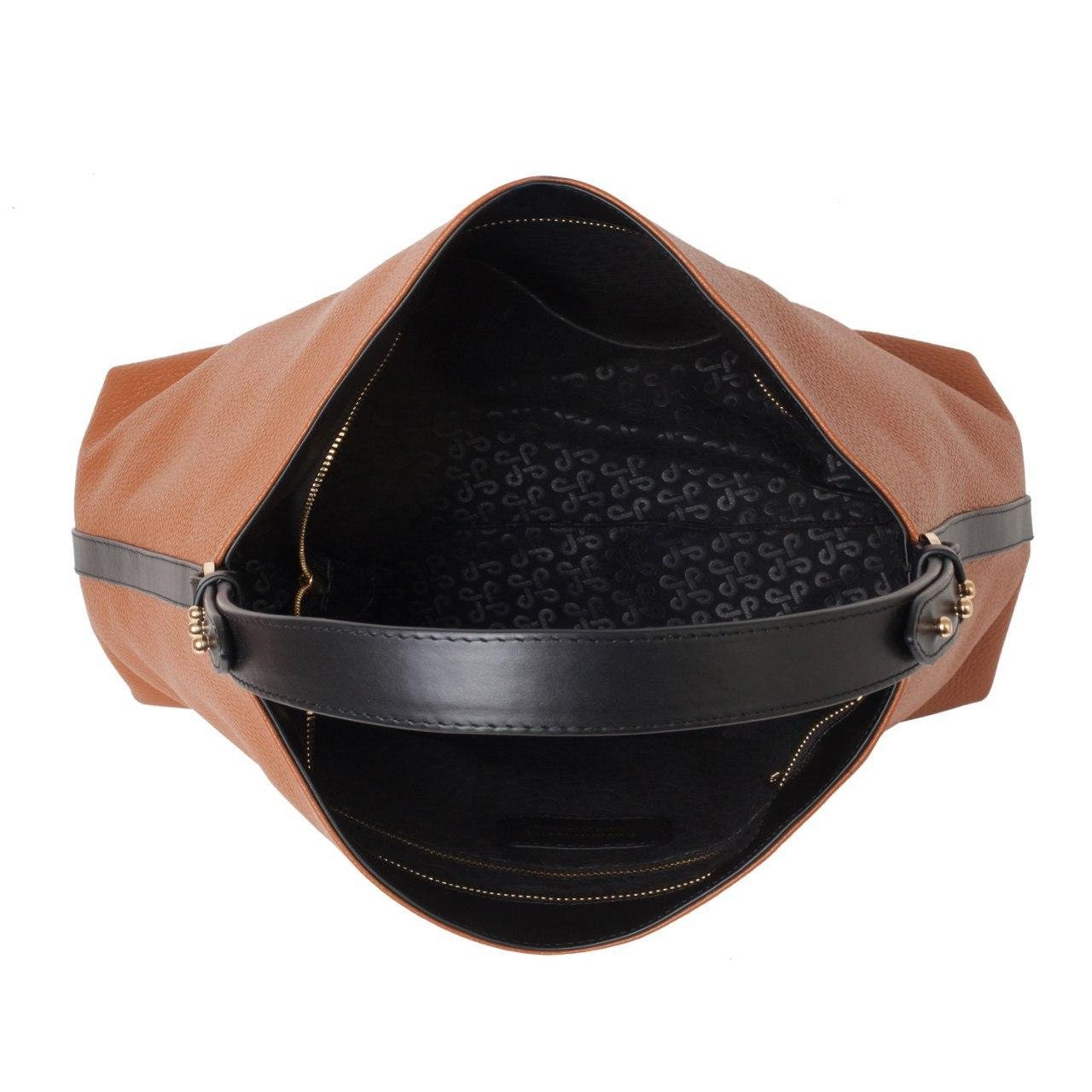 Leather Hobo Bag, Ginger Leather Hobo Bag, Women's Leather Hobo Purse KF-3293 - Image 4