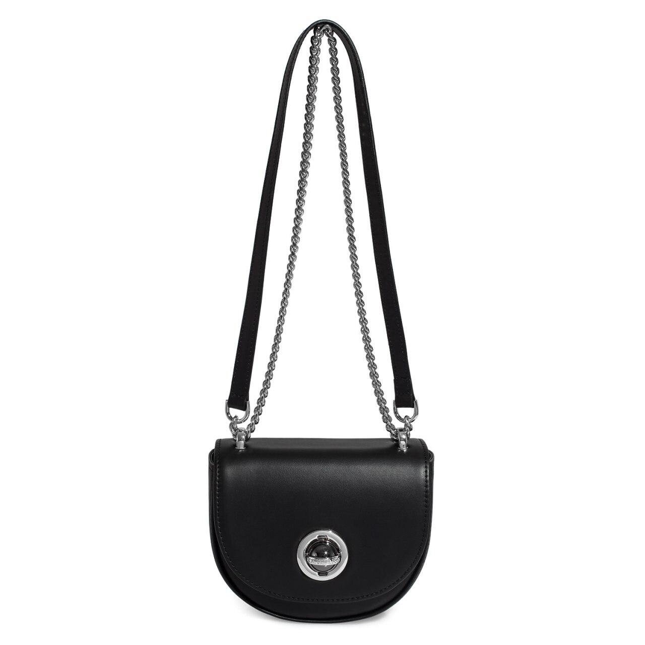 Leather Cross body Bag, Black Leather Shoulder Bag, Women's Leather Crossbody Bag, Leather bag KF-3258 - Image 2