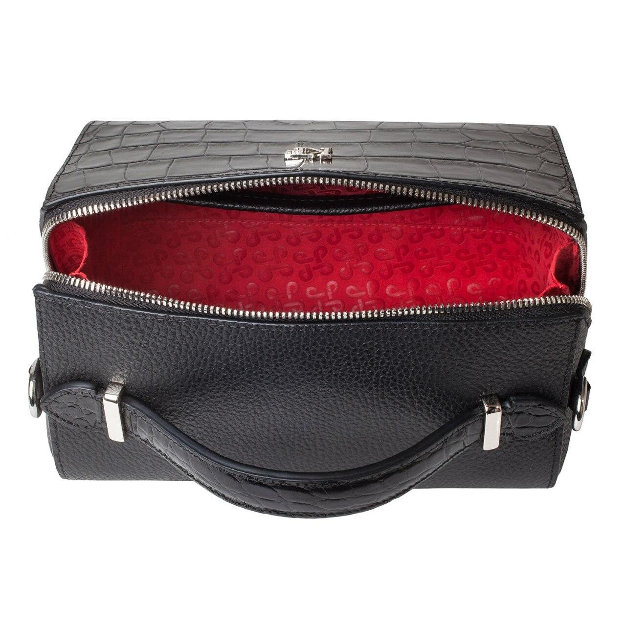 Leather Cross body Bag, Black Leather Shoulder Bag, Women's Leather Crossbody Bag, Leather bag KF-3289 - Image 5
