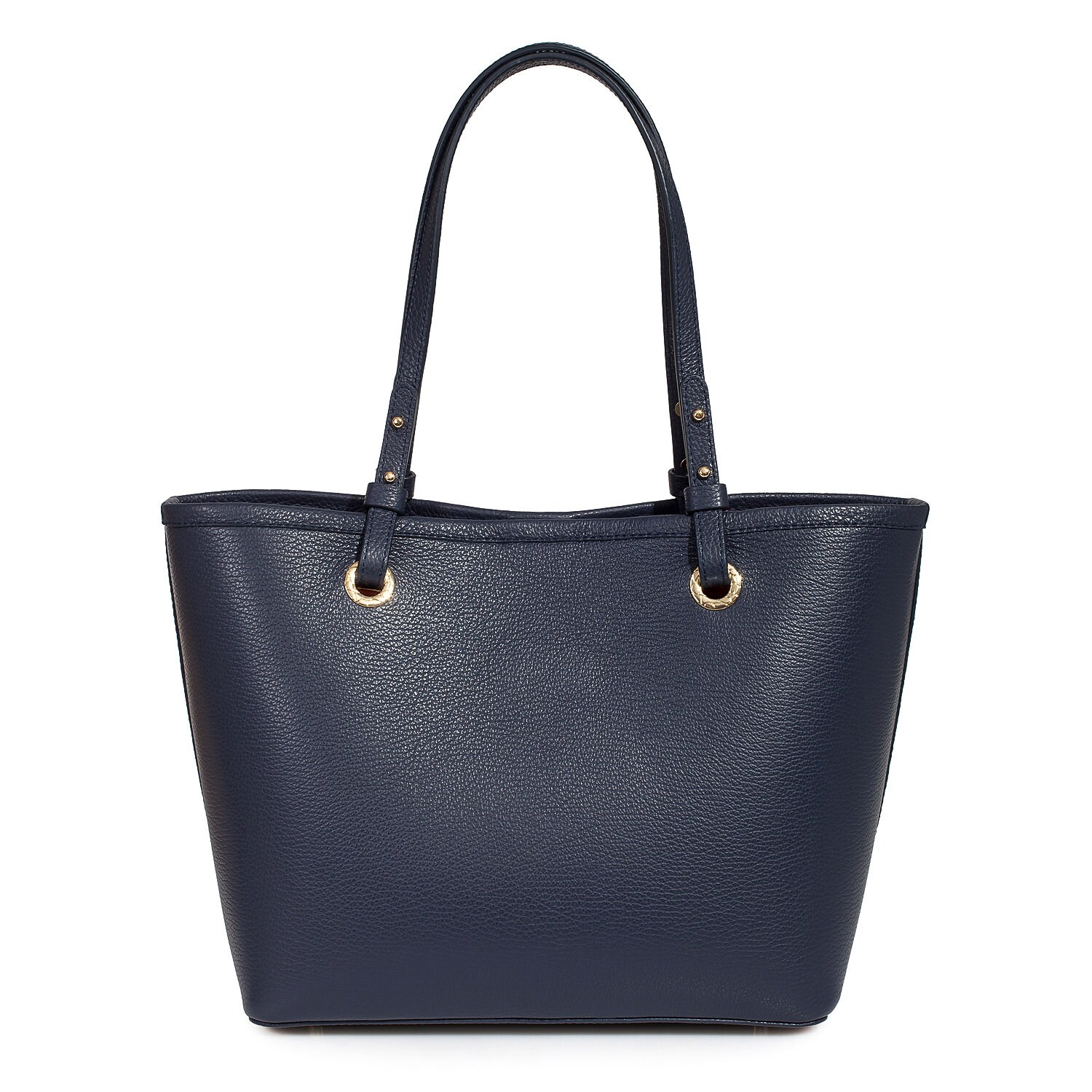 Leather Tote Bag, Blue Leather Tote Bag, Women's Leather Tote Bag KF-3465 - Image 3