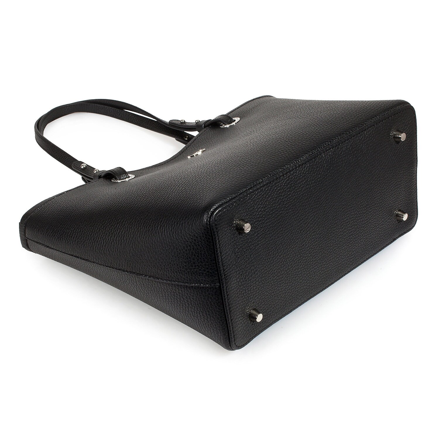 Leather Tote Bag, Black Leather Tote Bag, Women's Leather Tote Bag KF-3466 - Image 5