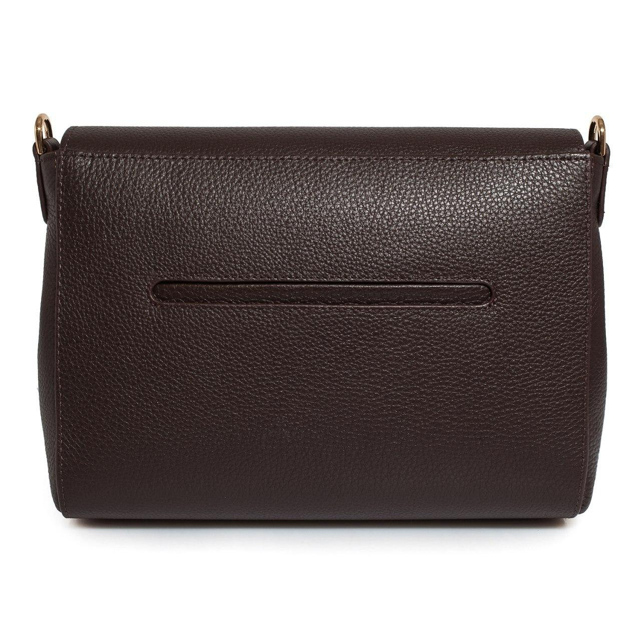 Leather Crossbody Bag, Dark brown Leather Shoulder Bag, Women's Leather Cross body Bag, Leather bag KF-3376 - Image 4
