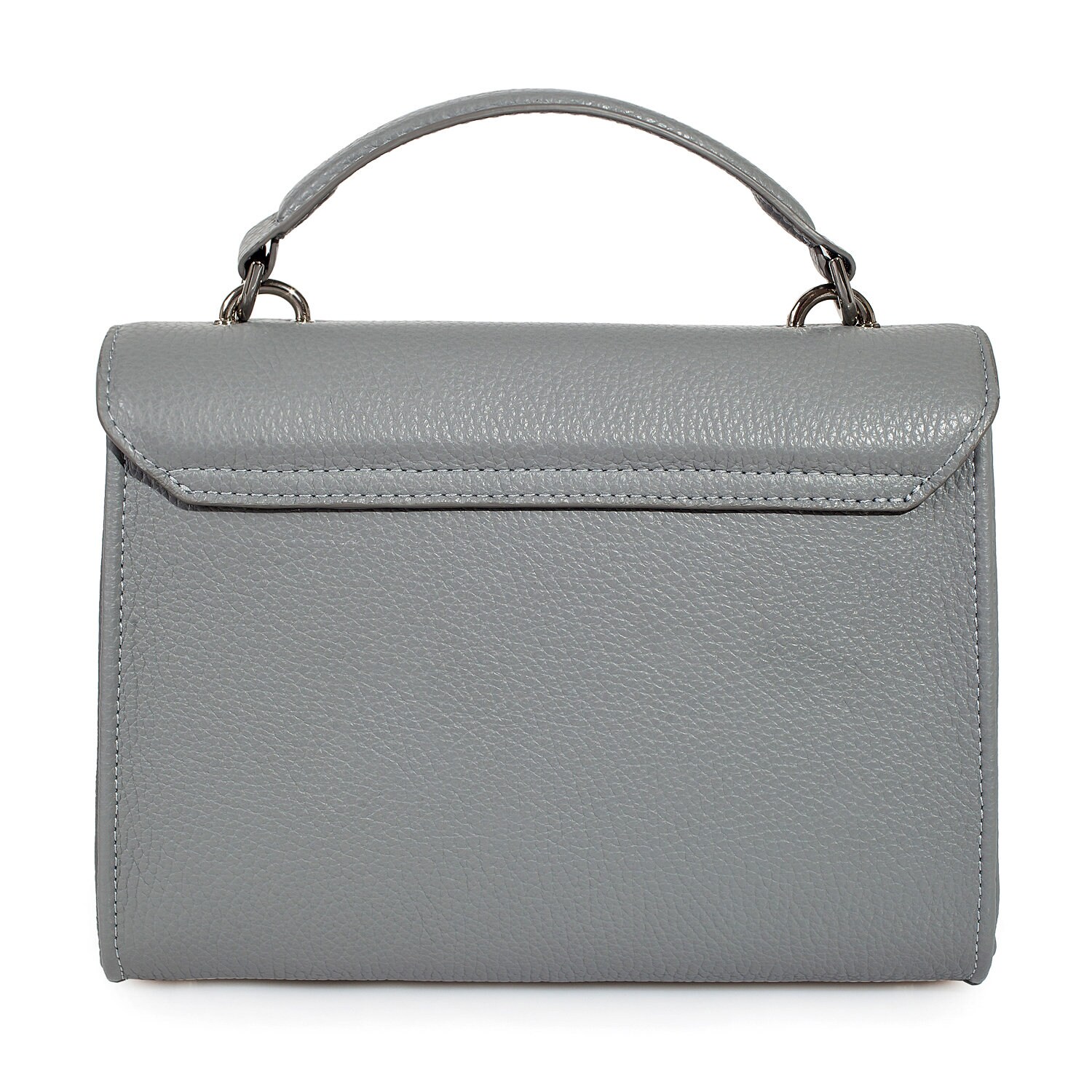 Leather Cross body Bag, Gray Leather Shoulder Bag, Women's Leather Crossbody Bag, Leather bag KF-3527 - Image 4