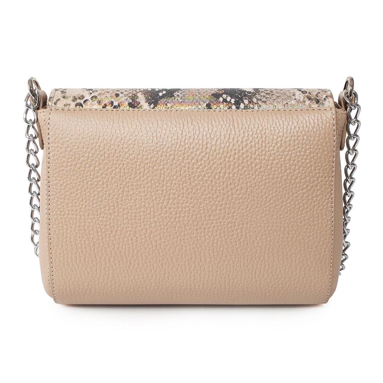 Leather Cross body Bag, Beige Leather Shoulder Bag, Women's Leather Crossbody Bag, Leather bag KF-2778 - Image 4