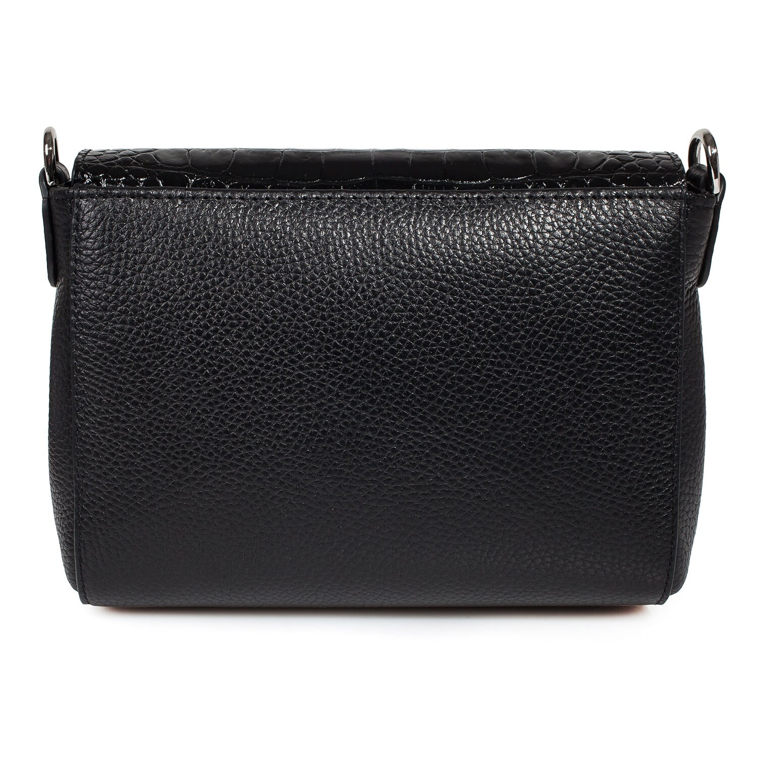 Leather Cross body Bag, Black Leather Shoulder Bag, Women's Leather Crossbody Bag, Leather bag KF-3587 - Image 4