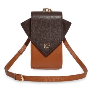 Leather Cross body Bag, Ginger Leather Shoulder Bag, Women's Leather Crossbody Bag, Leather bag KF-3666