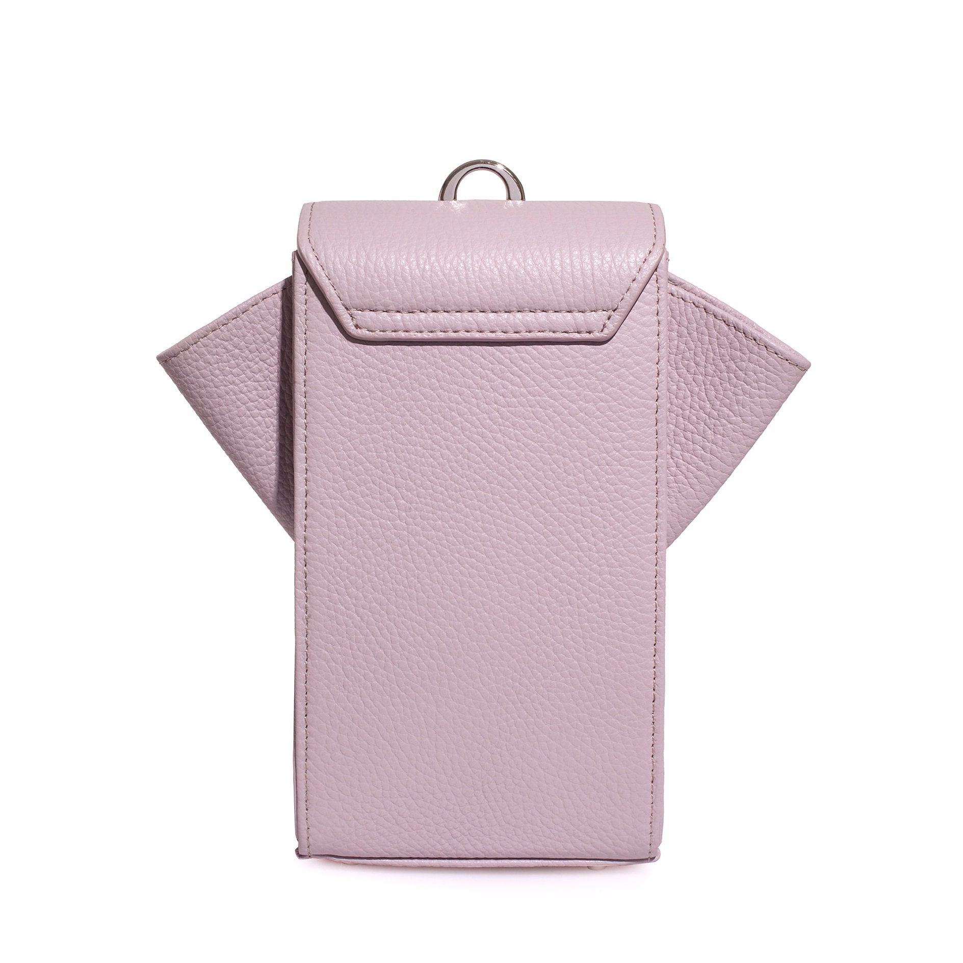 Leather Cross body Bag, Light purple Leather Shoulder Bag, Women's Leather Crossbody Bag, Leather bag KF-3671 - Image 4