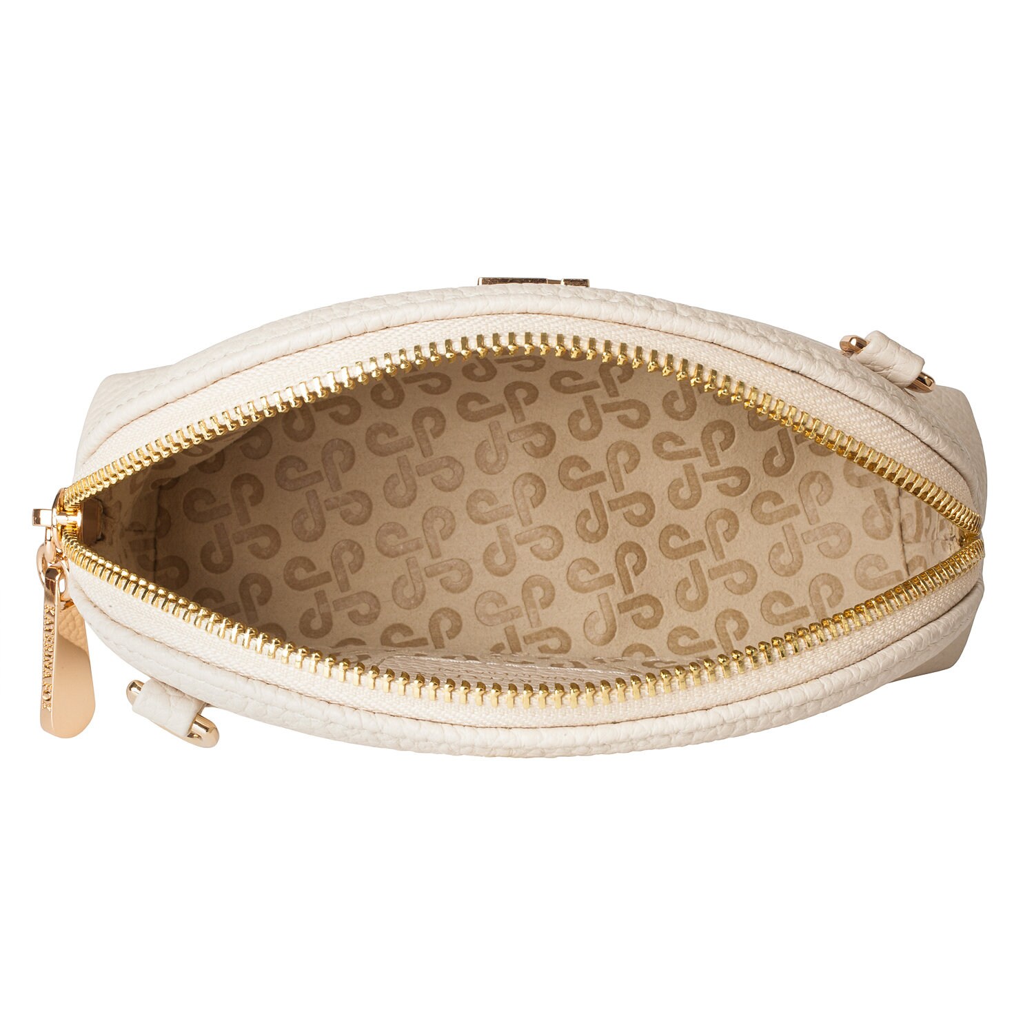 Leather Cross body Bag, Beige Leather Shoulder Bag, Women's Leather Crossbody Bag, Leather bag KF-3751 - Image 4