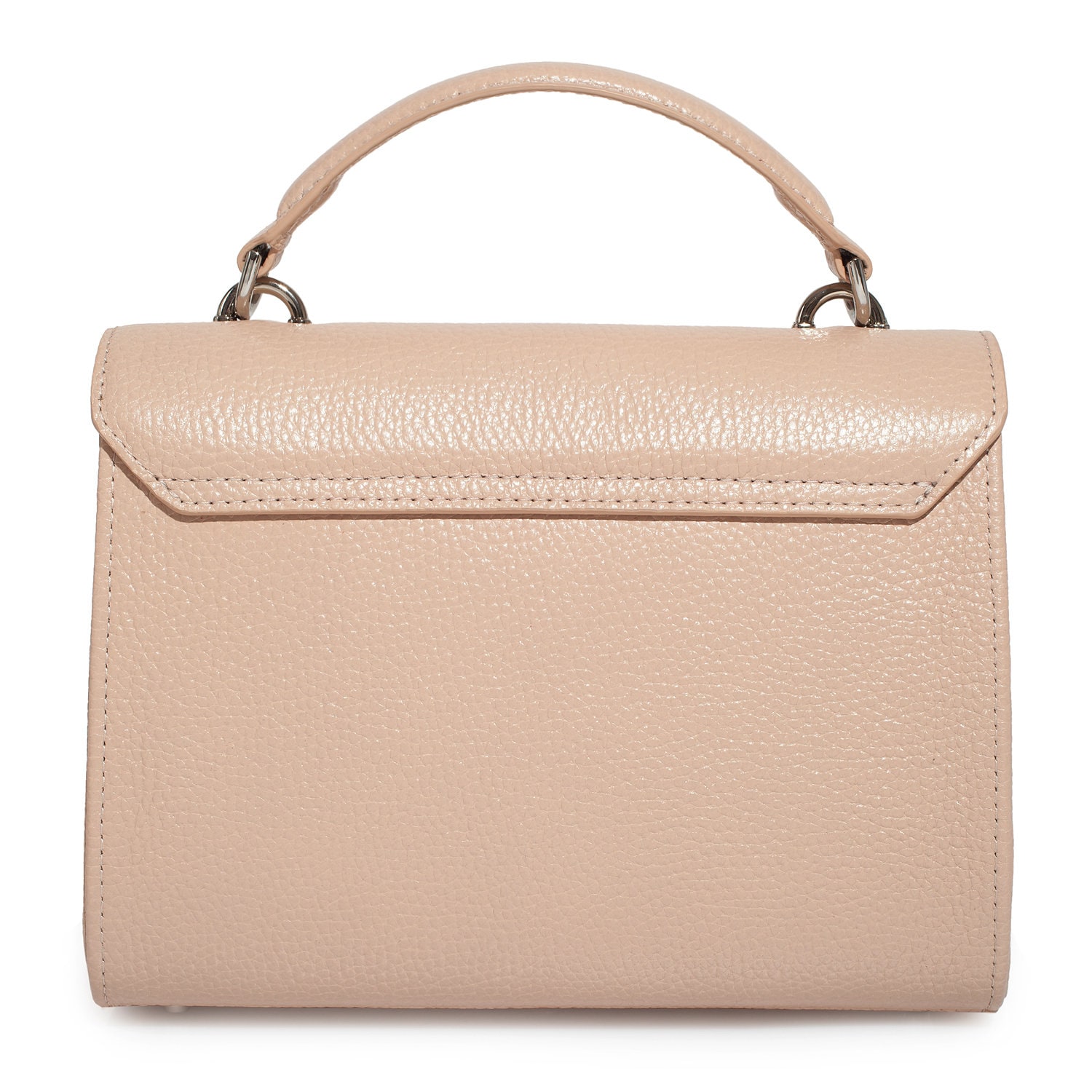 Leather Cross body Bag, Beige Leather Shoulder Bag, Women's Leather Crossbody Bag, Leather bag KF-3889 - Image 4