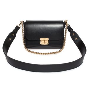 Leather Cross body Bag, Black Leather Shoulder Bag, Women's Leather Crossbody Bag, Leather bag KF-3927