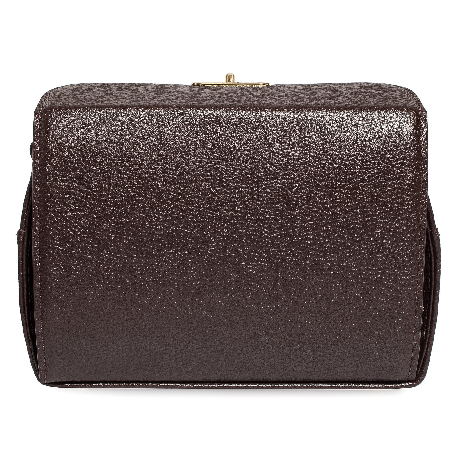 Leather Crossbody Bag, Brown Leather Shoulder Bag, Women's Leather Cross body Bag, Leather bag KF-4498 - Image 4