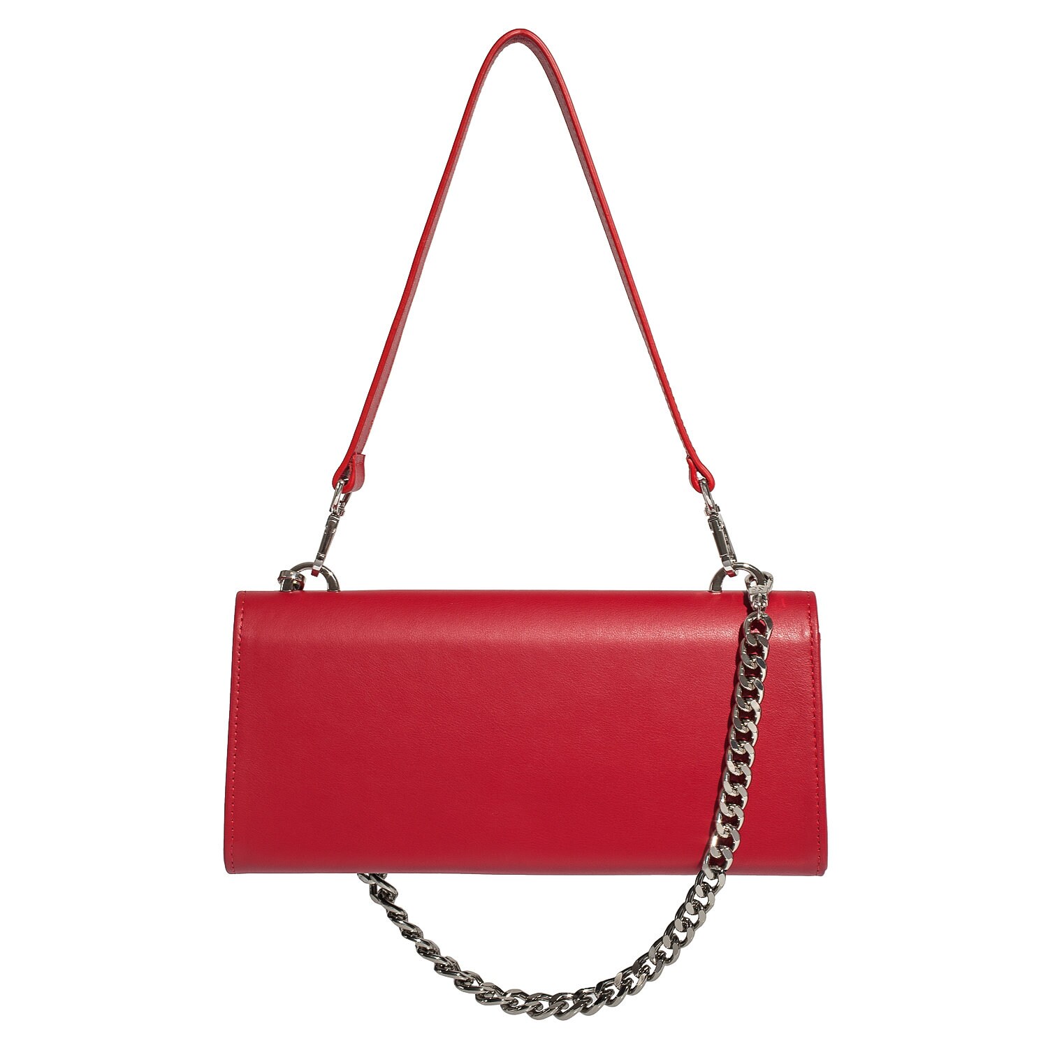 Black Leather Shoulder Bag, Leather Clutch, Leather bag KF-4515 - Image 3