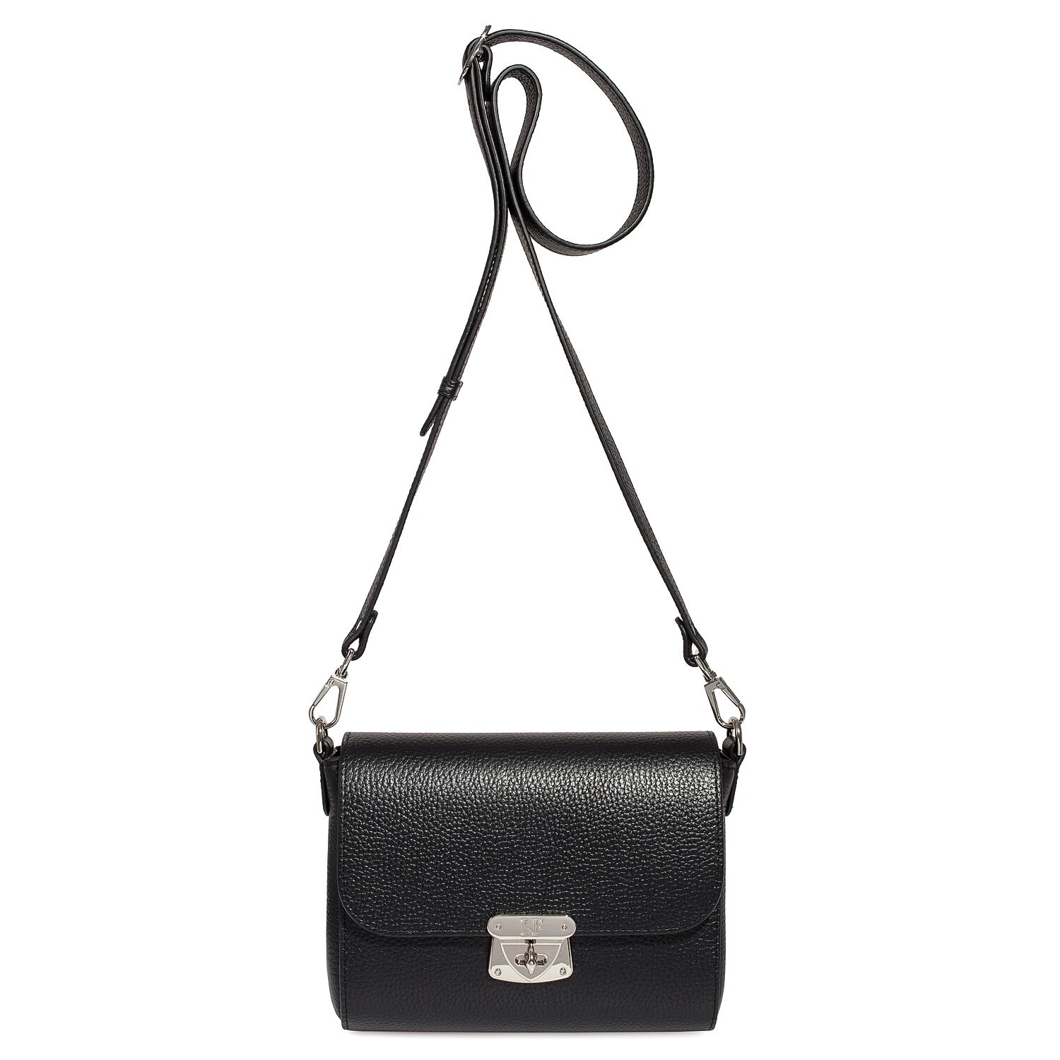 Leather Top Handle Bag, Leather Crossbody Bag, Black Leather Shoulder Bag, Women's Leather Cross body Bag, Leather bag KF-4422 - Image 4