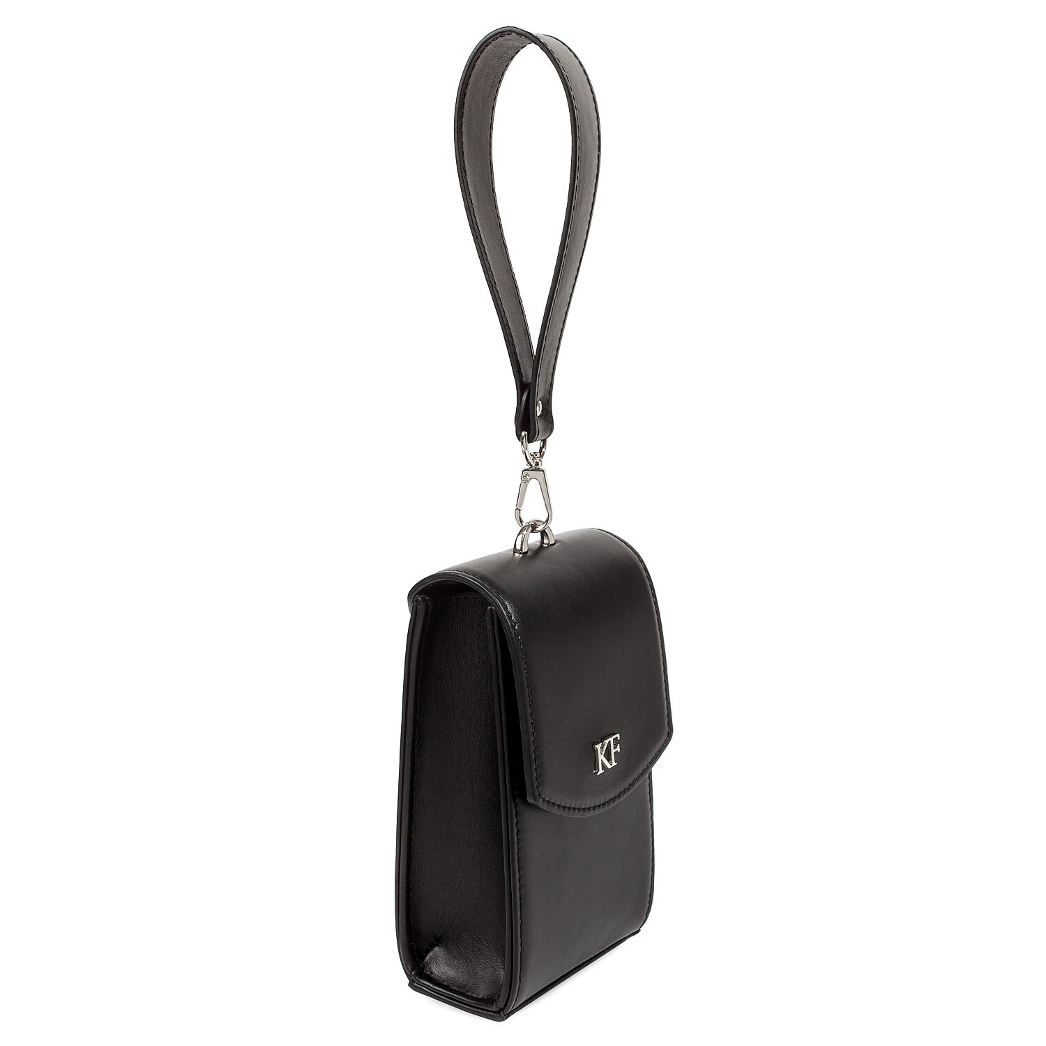 Leather Party Bag, Black Leather Shoulder Bag, Women's Leather Crossbody Bag, Leather bag KF-4807 - Image 3