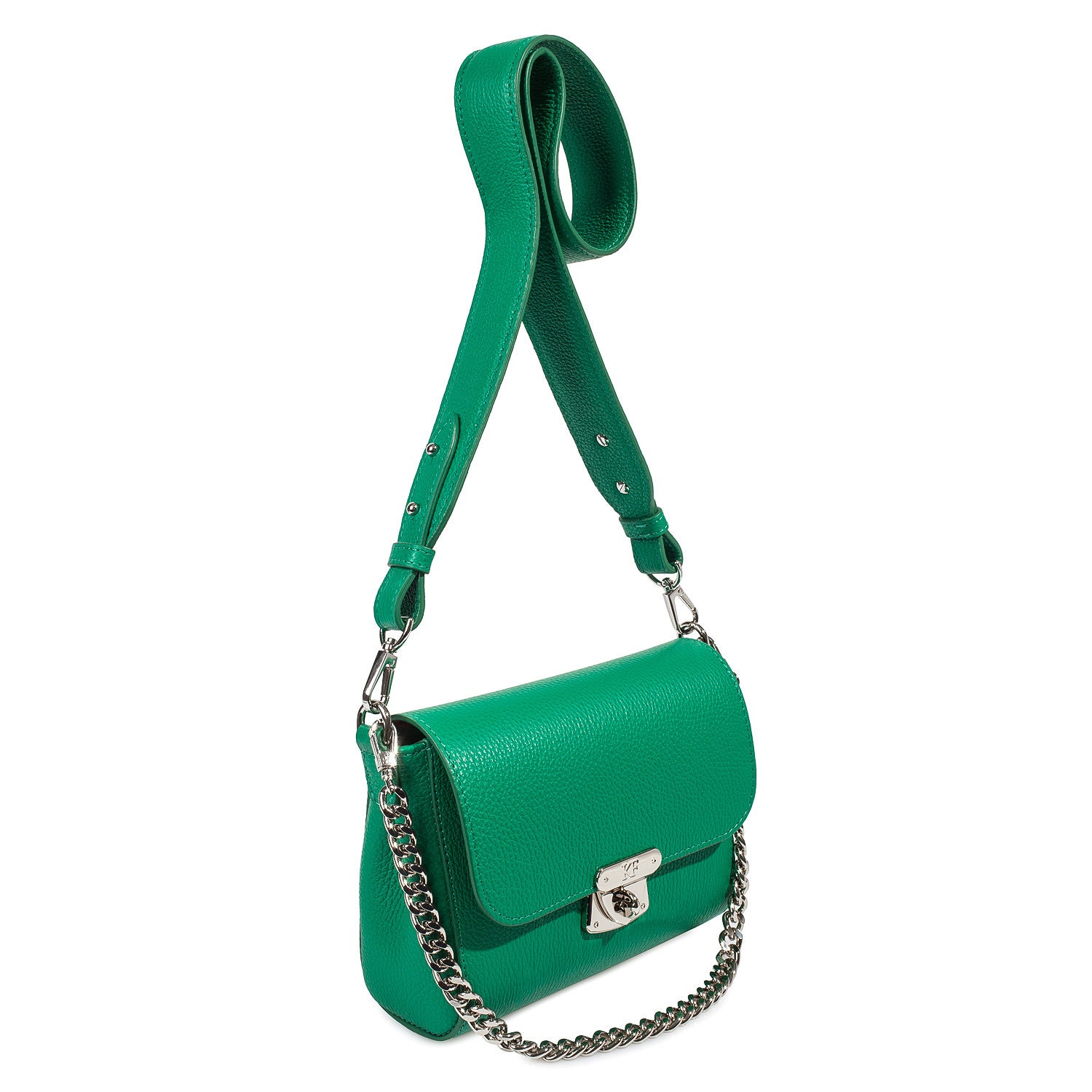 Leather Cross body Bag, Green Leather Shoulder Bag, Women's Leather Crossbody Bag, Leather bag KF-4530 - Image 2